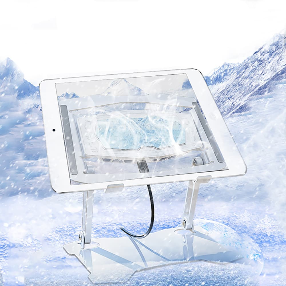 Quạt tản nhiệt Ipad laptop máy tính bảng X15 - Đế tản nhiệt Macbook sò lạnh - Giá đỡ Surface book pro - 6