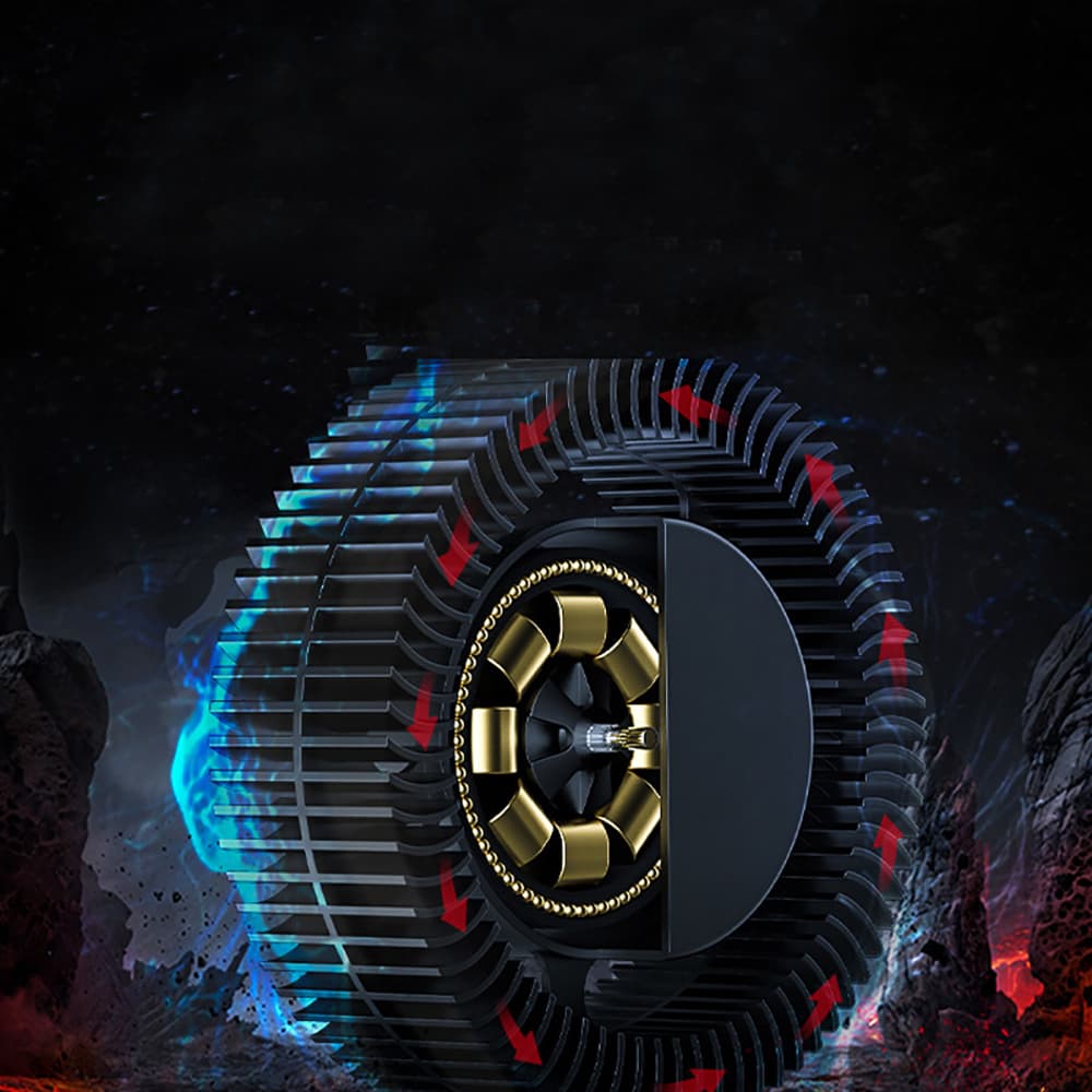 Quạt tản nhiệt Laptop Gaming Pro - Đế tản nhiệt Macbook - Surface book quạt 3000 vòng/phút led RGB Sow Wong Y7000P - 8