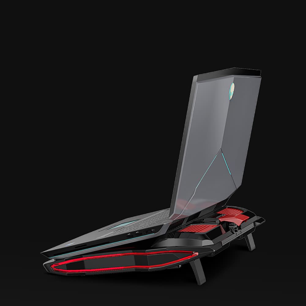 Quạt tản nhiệt Laptop Gaming Pro - Đế tản nhiệt Macbook - Surface book quạt 3000 vòng/phút led RGB Sow Wong Y7000P - 5