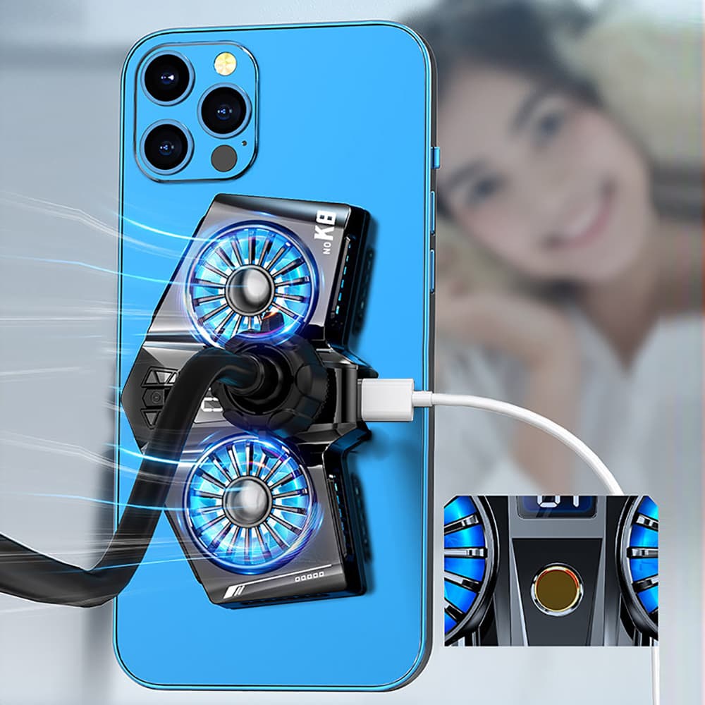 Quạt tản nhiệt Ipad Laptop - Quạt sò lạnh tản nhiệt máy tính bảng K8A - 9