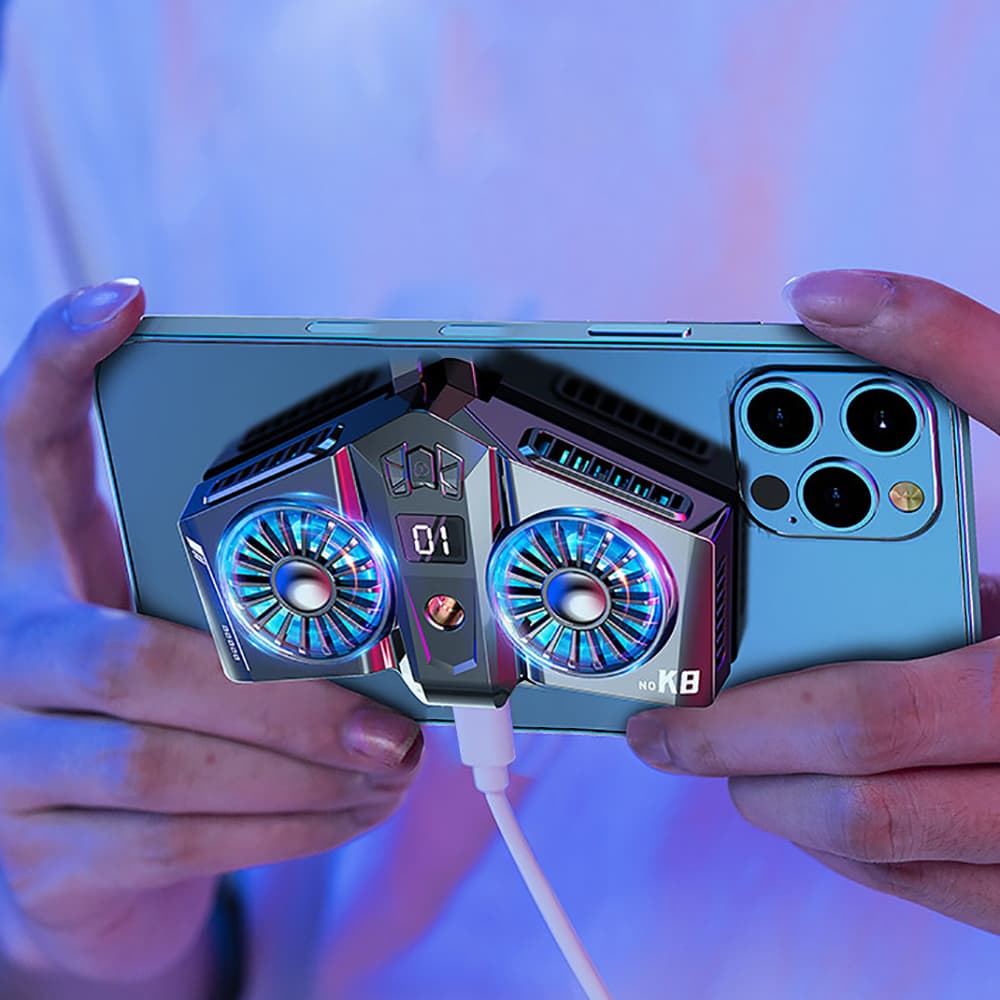 Quạt tản nhiệt Ipad Laptop - Quạt sò lạnh tản nhiệt máy tính bảng K8A - 8