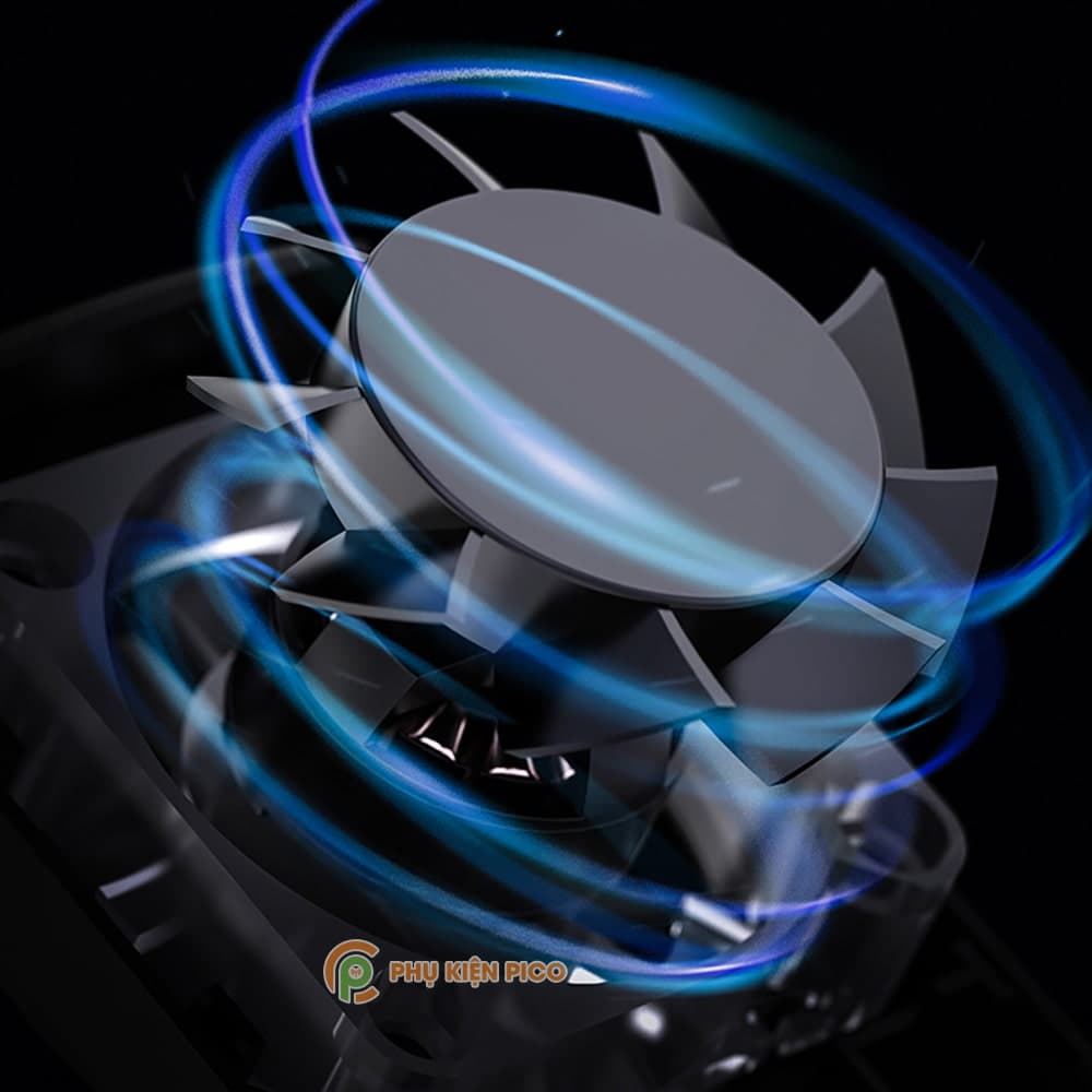 Quạt tản nhiệt điện thoại Memo FLA2 Quạt gió tốc độ quạt 5000 vòng/phút làm mát nhanh Led Gaming RGB - 5