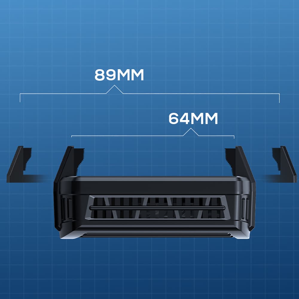 Quạt tản nhiệt điện thoại Memo DL10 Quạt pin 2000mAh màn hình hiển thị nhiệt độ sò lạnh thế hệ mới Led Gaming RGB - 3