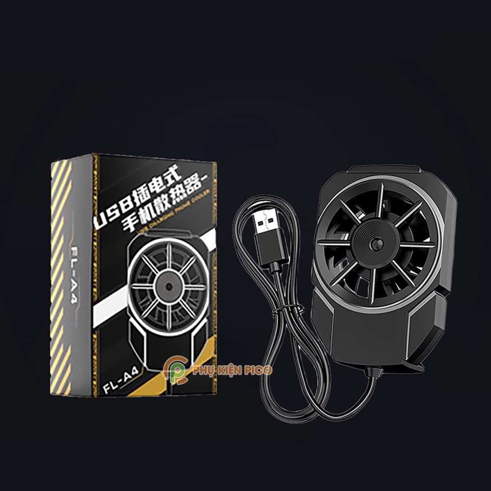 Quạt tản nhiệt điện thoại Memo FLA4 Quạt gió làm mát nhanh sạc trực tiếp chơi game pubg freefire liên quân mobile - 6