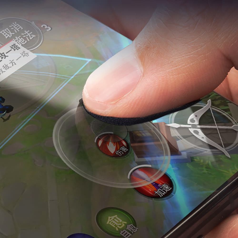 Bao ngón tay chơi game MK9 Lite sợi bạc nguyên chất chống loạn cảm ứng - 8
