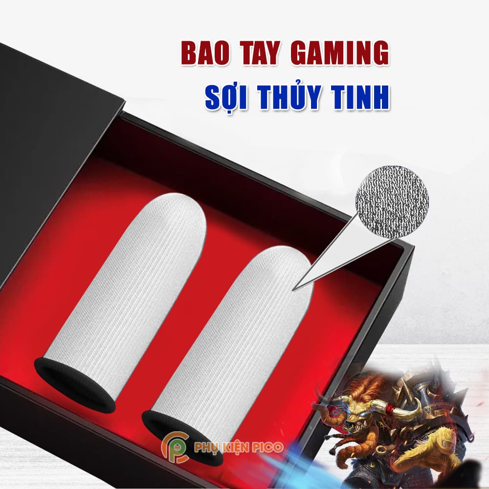 Bao tay chơi game MK10 Pro sợi thủy tinh siêu mỏng siêu nhạy chất chống loạn cảm ứng