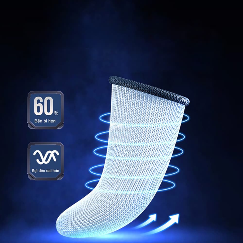 Bao tay chơi game MK10 Pro sợi thủy tinh siêu mỏng siêu nhạy chất chống loạn cảm ứng - 3