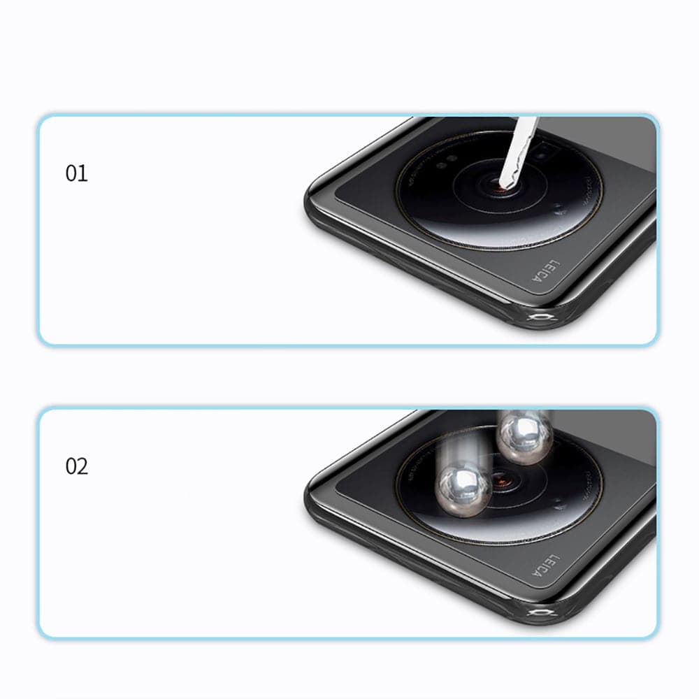Cường lực camera Xiaomi Mi 12S Ultra độ cứng 9H trong suốt - 6