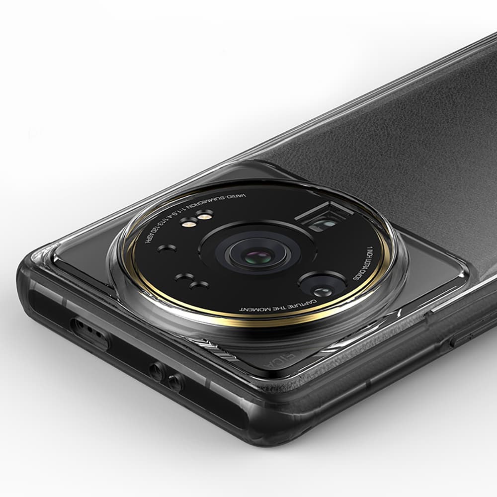 Dán camera Xiaomi Mi 12S Ultra Khung kim loại không kính viền vàng chống trầy xước va đập - 8