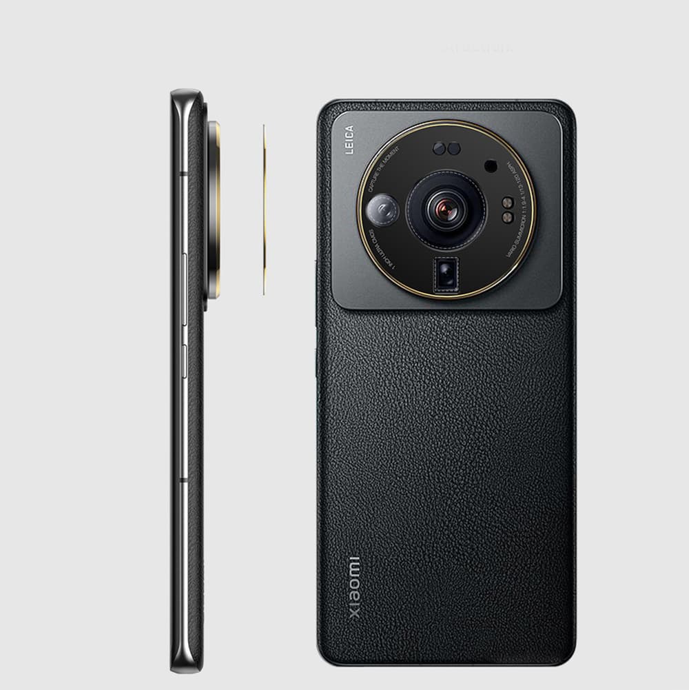 Dán camera Xiaomi Mi 12S Ultra Khung kim loại không kính viền vàng chống trầy xước va đập - 5