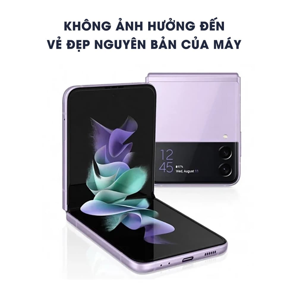 Dán lưng Samsung Galaxy Z Flip 4 5G full bản lề màn phụ PPF cao cấp dẻo trong suốt - 2