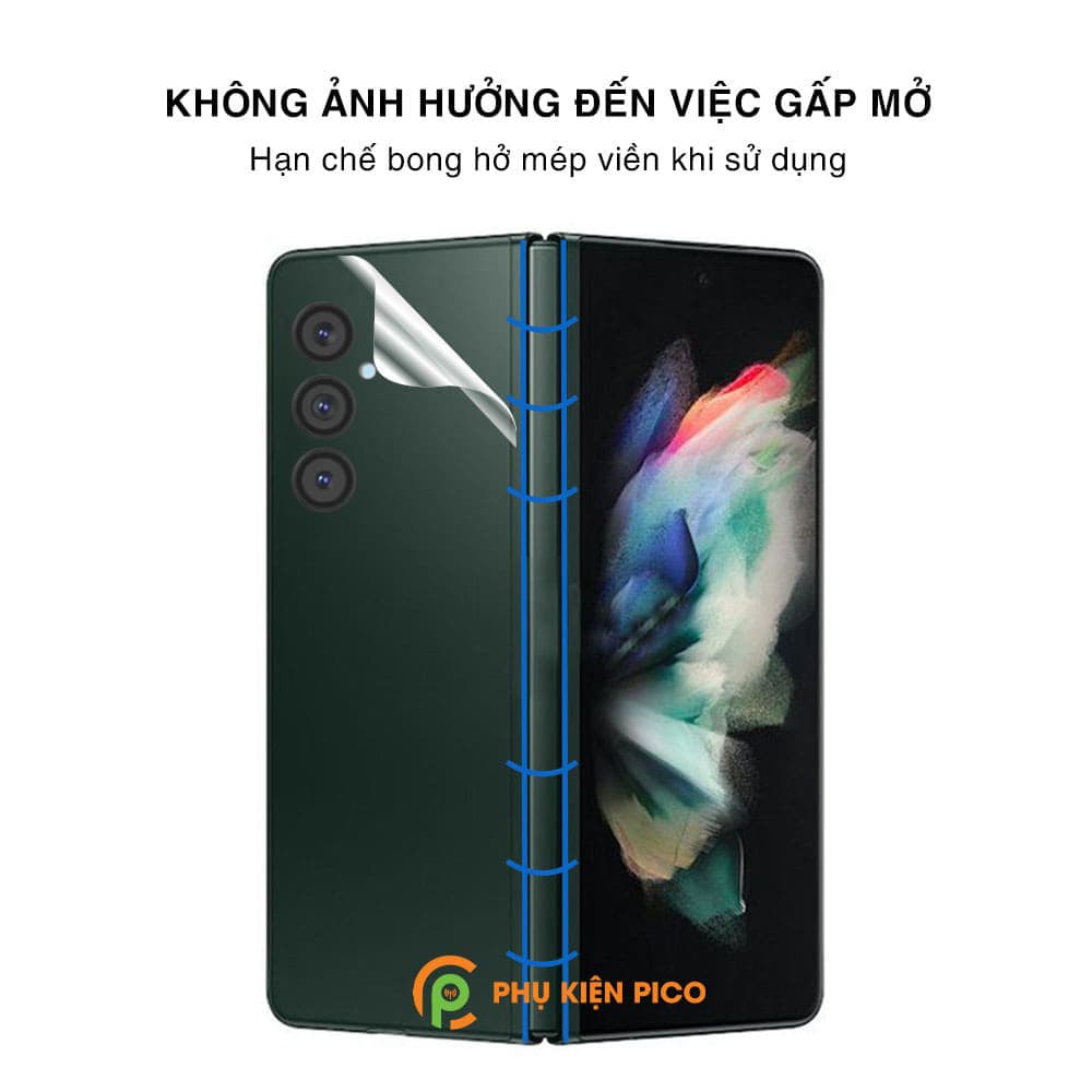 Dán lưng Samsung Galaxy Z Fold 4 5G PPF cao cấp dẻo trong suốt - 2