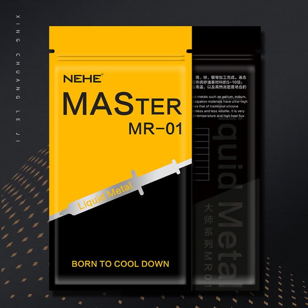 Keo tản nhiệt CPU kim loại lỏng NEHE 128W/mK cao cấp - Kem tản nhiệt máy tính - 5