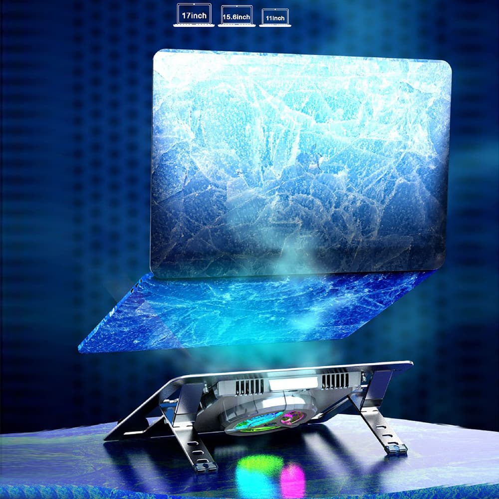 Quạt tản nhiệt laptop sò lạnh Z23 Pro - Đế tản nhiệt máy tính bảng tablet - Giá đỡ surface book pro - 6