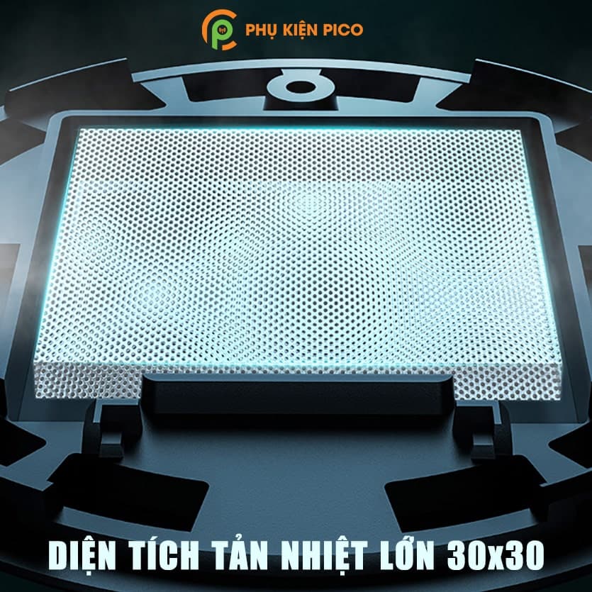 Quạt tản nhiệt điện thoại N6 sò lạnh từ tính 15W tốc độ quạt 7000 vòng/phút Led Halo RGB- Tản nhiệt máy tính bảng N6 - 12