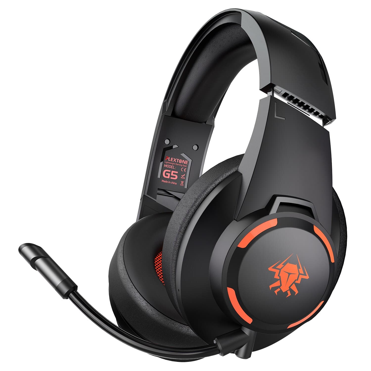 Tai nghe chụp tai bluetooth PLEXTONE G5 chống ồn Headphone có mic gaming độ trễ thấp 45ms - 3