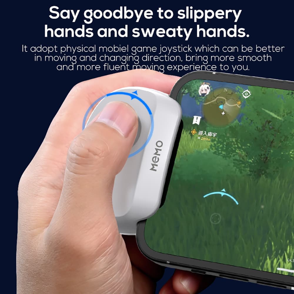 Tay cầm chơi game điện thoại bluetooth không dây Memo MB01 - Joystick Gamepad chơi game pubg - 10