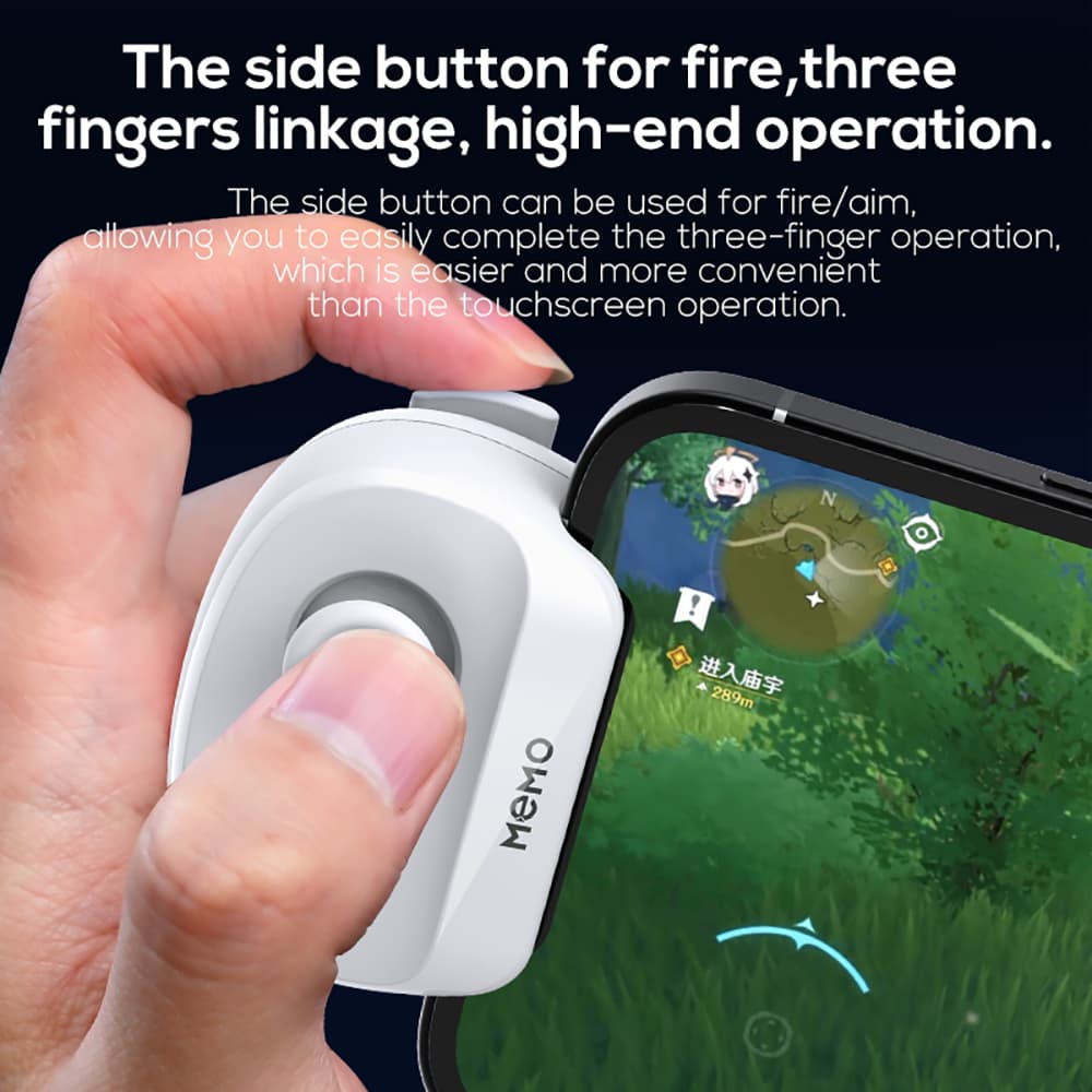 Tay cầm chơi game điện thoại bluetooth không dây Memo MB01 - Joystick Gamepad chơi game pubg - 9