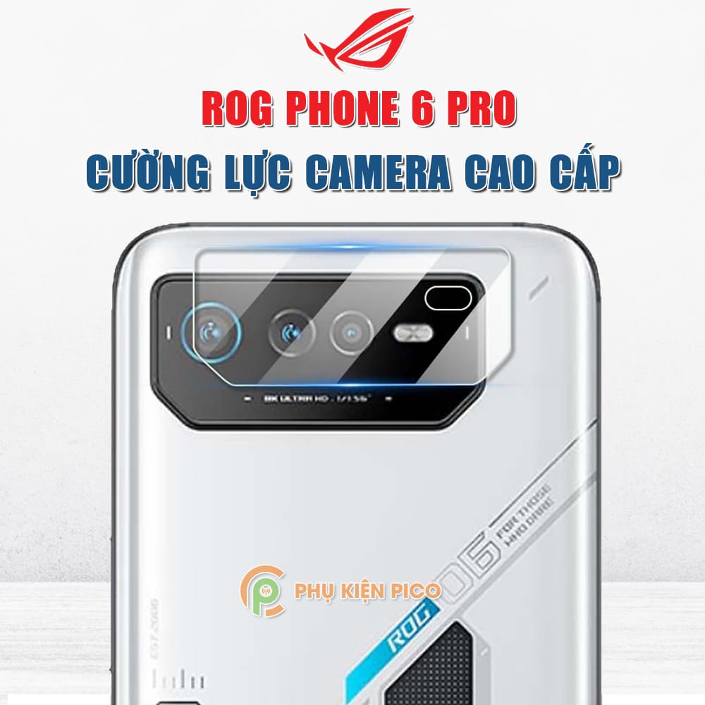 Cường lực camera Rog Phone 6 Pro độ cứng 9H trong suốt - Dán camera Rog Phone 6 Pro