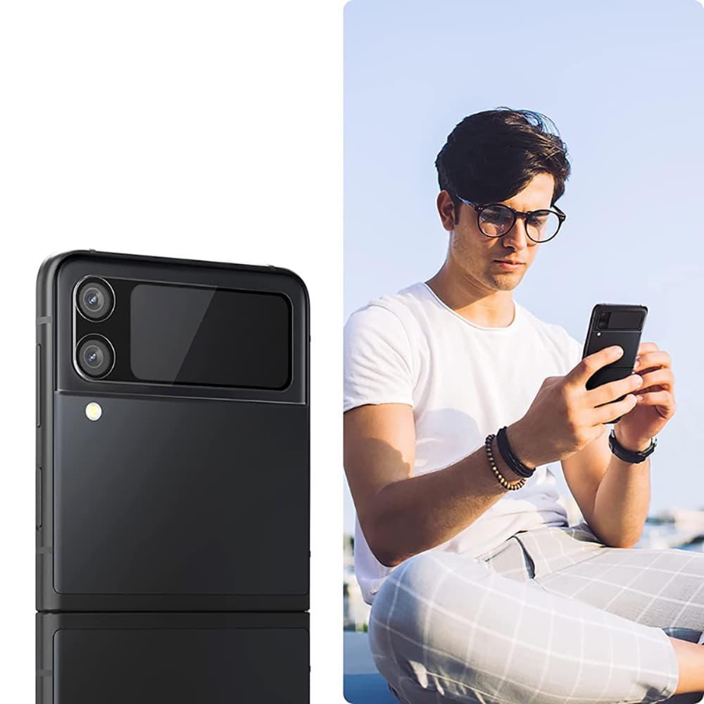 Cường lực camera Samsung Galaxy Z Flip 4 5G độ cứng 9H trong suốt - 3