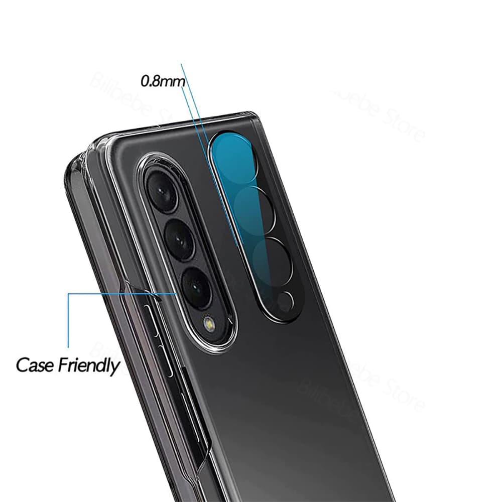 Dán camera Samsung Galaxy Z Fold 4 thấu kính nổi 3D độ cứng 9H trong suốt - 5