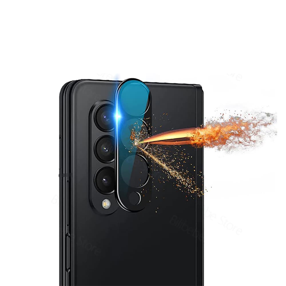 Dán camera Samsung Galaxy Z Fold 4 thấu kính nổi 3D độ cứng 9H trong suốt - 3