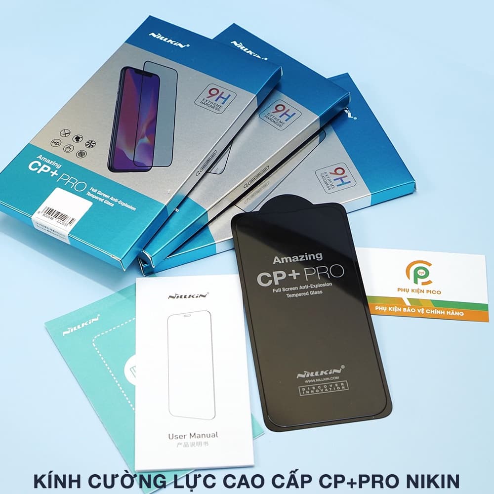 Kính cường lực Iphone 14 full màn chính hãng Nillkin CP+ Pro viền đen siêu mỏng - 8