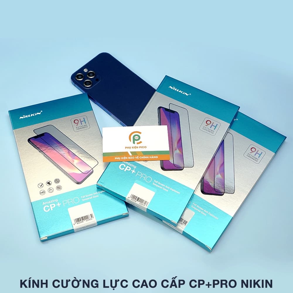 Kính cường lực Iphone 14 full màn chính hãng Nillkin CP+ Pro viền đen siêu mỏng - 7