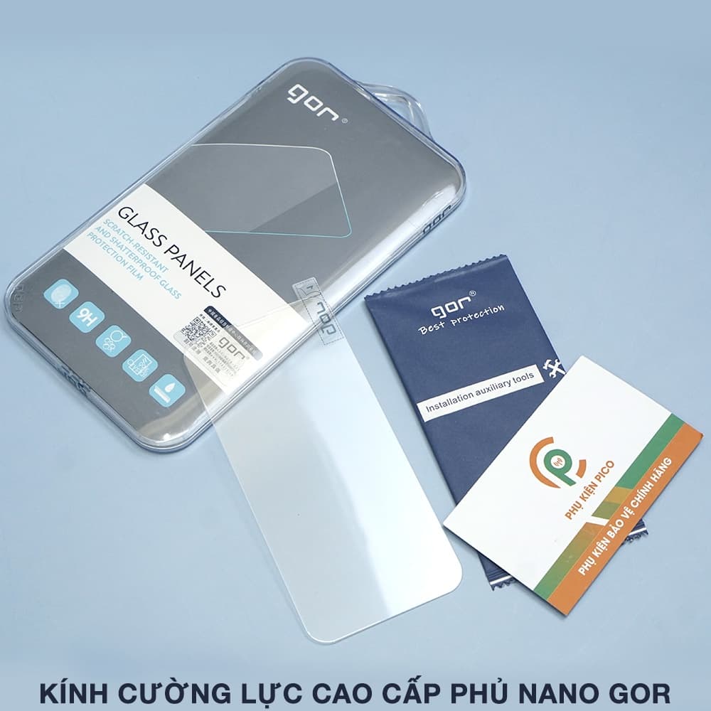 Kính cường lực Iphone 14 trong suốt full màn hình chính hãng GOR - 2