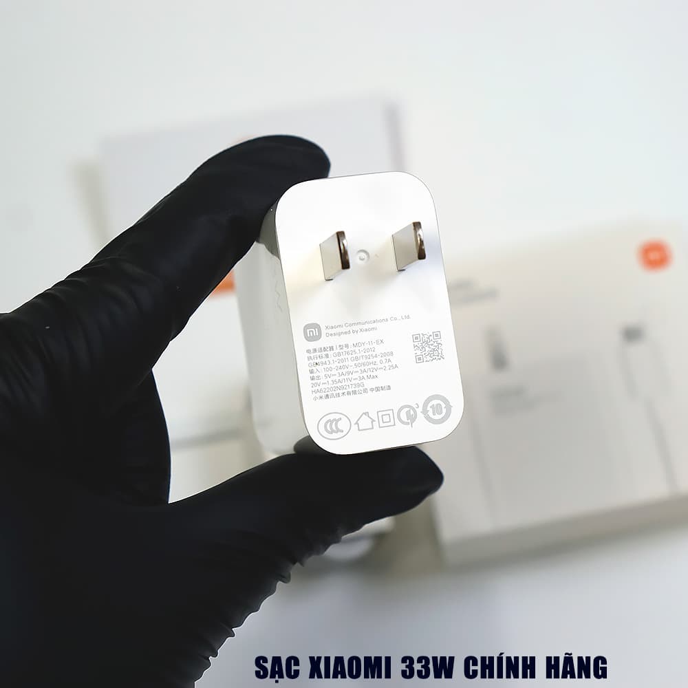 Bộ Sạc nhanh xiaomi 33W USB sang Type C Sạc mọi máy Xiaomi Chính hãng - 3