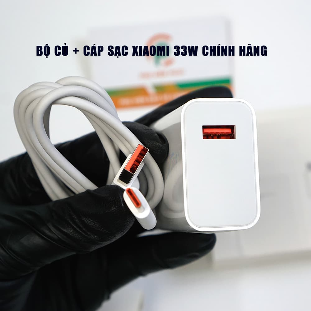 Bộ Sạc nhanh xiaomi 33W USB sang Type C Sạc mọi máy Xiaomi Chính hãng - 4