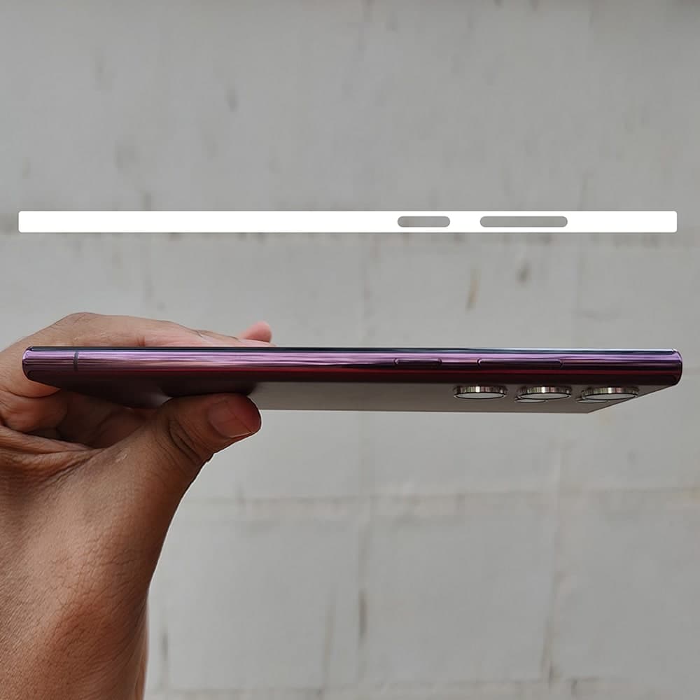 Dán cạnh viền Samsung Galaxy S22 Ultra dẻo vân mờ carbon - 2 Bộ - 6