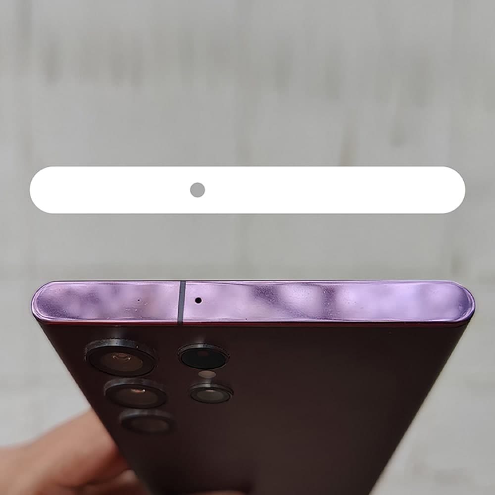 Dán cạnh viền Samsung Galaxy S22 Ultra dẻo vân mờ carbon - 2 Bộ - 4