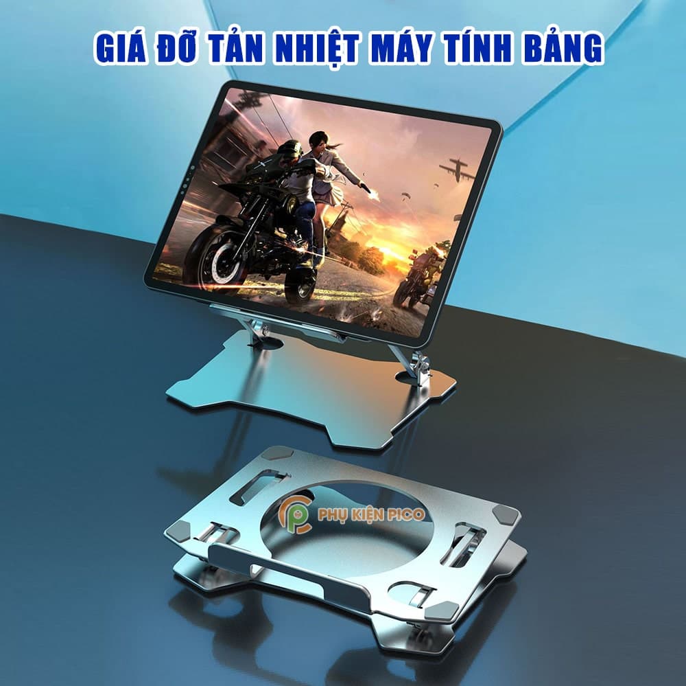 Quạt tản nhiệt máy tính bảng hỗ trợ ipad công nghệ sò lạnh siêu tản cỡ lớn X42 - Tản nhiệt Samsung tab surface - 3