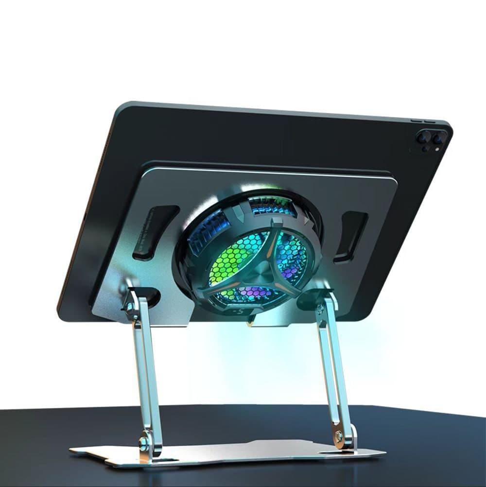 Giá đỡ quạt tản nhiệt máy tính bảng hỗ trợ ipad công nghệ sò lạnh siêu tản cỡ lớn X42 - 7