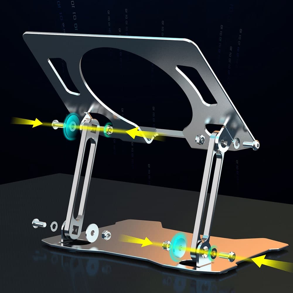 Giá đỡ quạt tản nhiệt máy tính bảng hỗ trợ ipad công nghệ sò lạnh siêu tản cỡ lớn X42 - 4