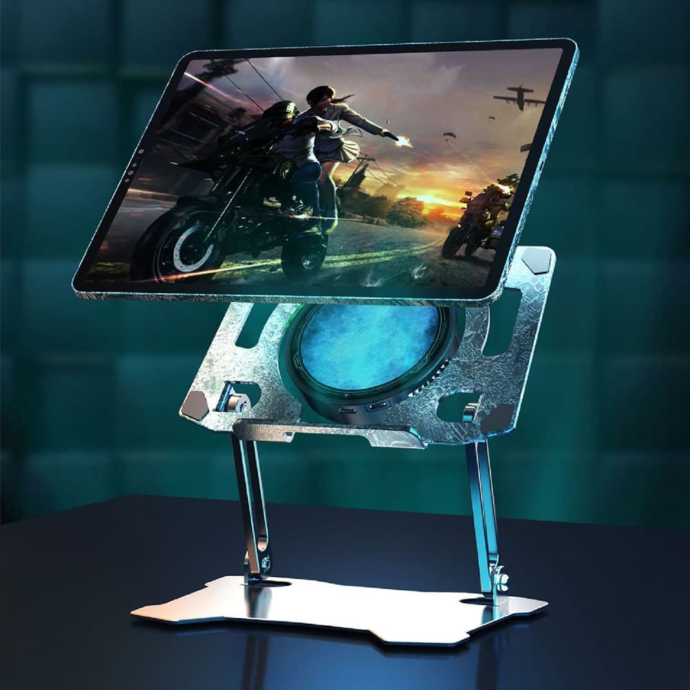 Giá đỡ quạt tản nhiệt máy tính bảng hỗ trợ ipad công nghệ sò lạnh siêu tản cỡ lớn X42 - 6