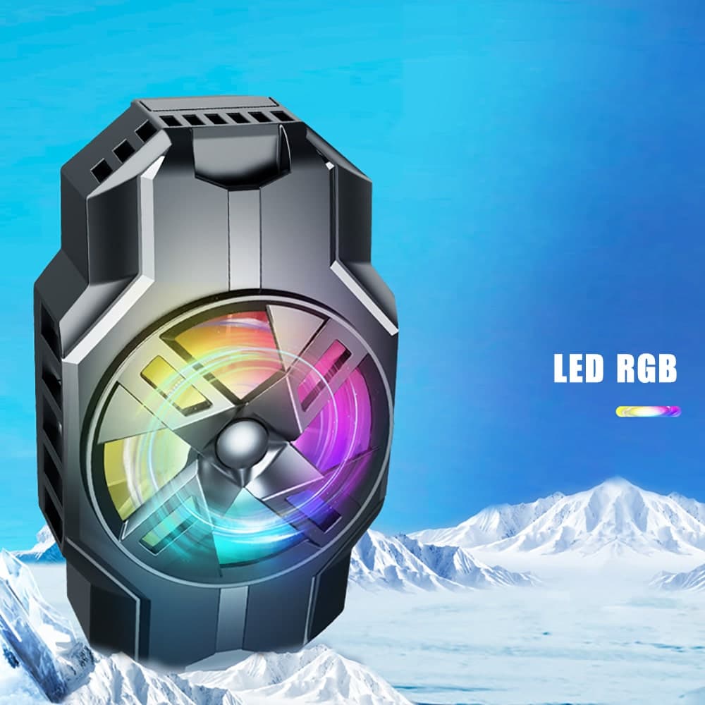 Quạt tản nhiệt điện thoại sò lạnh S3 màu đen giá rẻ giảm nhiệt nhanh hỗ trợ tăng FPS Gaming Liên Quân PUBG FF - 5