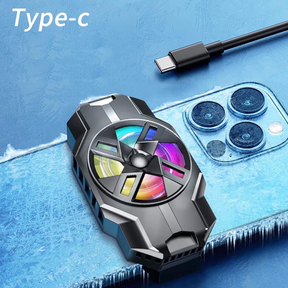 Quạt tản nhiệt điện thoại sò lạnh S3 màu đen giá rẻ giảm nhiệt nhanh hỗ trợ tăng FPS Gaming Liên Quân PUBG FF - 3