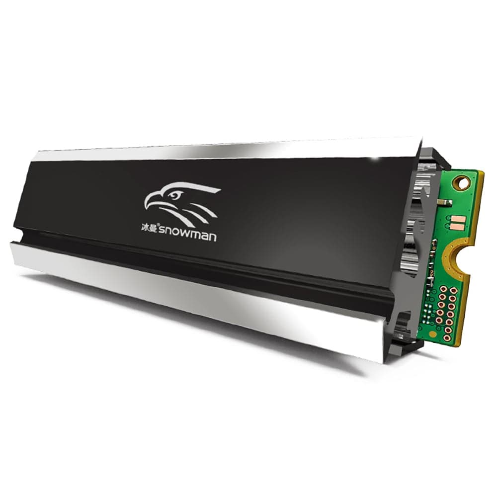Ốp tản nhiệt SSD M2 tản nhiệt ssd m2 nvme M.2 2280 cao cấp Snowman Pro - 5