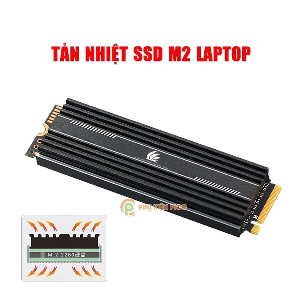 Tản nhiệt SSD M2 Laptop - Tản nhiệt ổ cứng laptop ssd m2 nvme M.2 2280 cao cấp