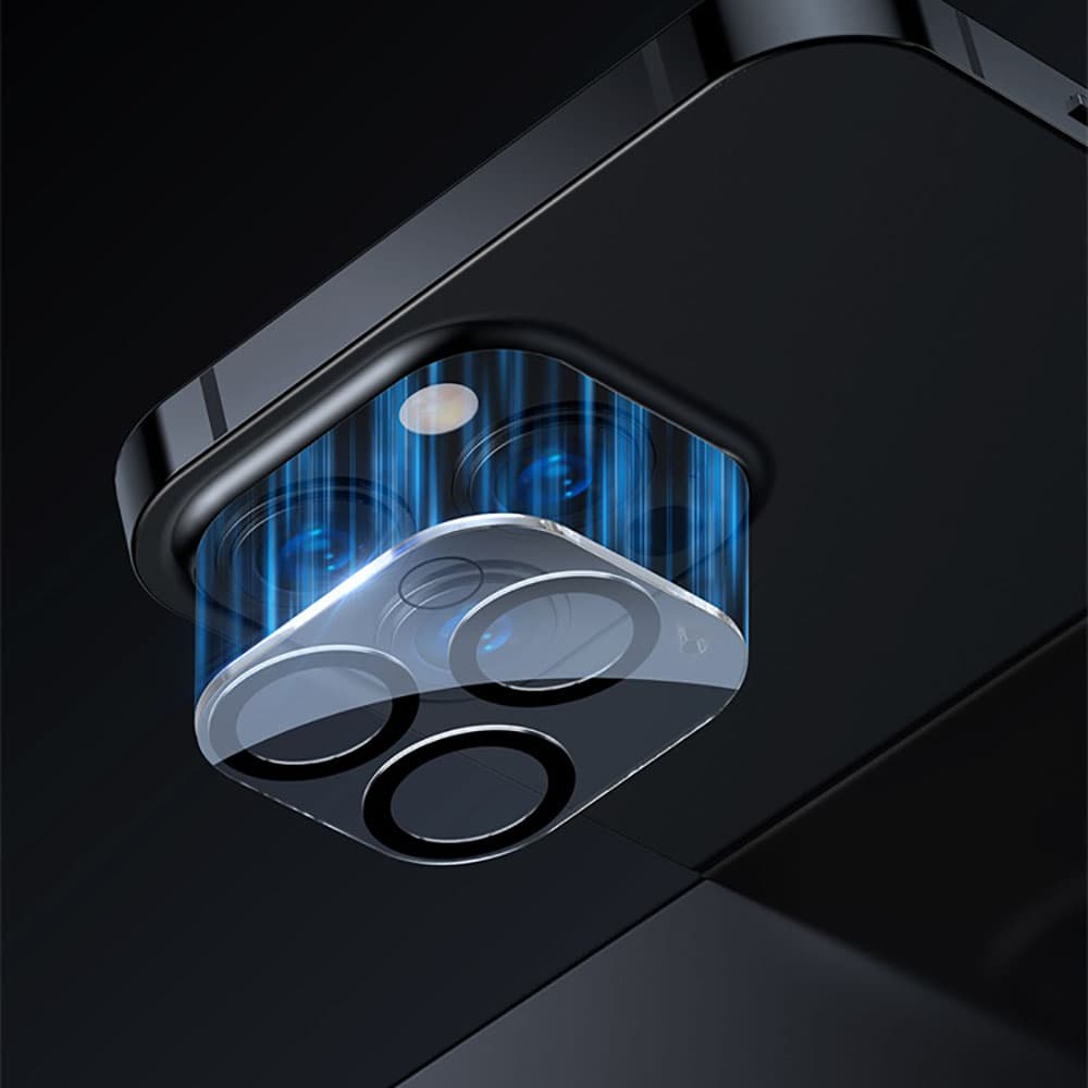 Dán camera Iphone 14 Pro thấu kính nổi 3D - Cường lực camera Iphone 14 Pro độ cứng 9H trong suốt - 5