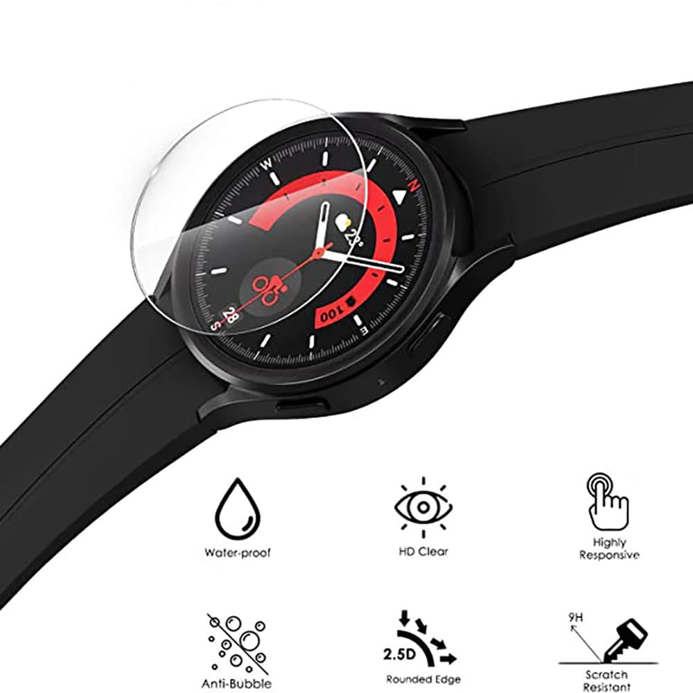 Kính cường lực Samsung Galaxy Watch 5 Pro full màn hình chính hãng Gor - 5