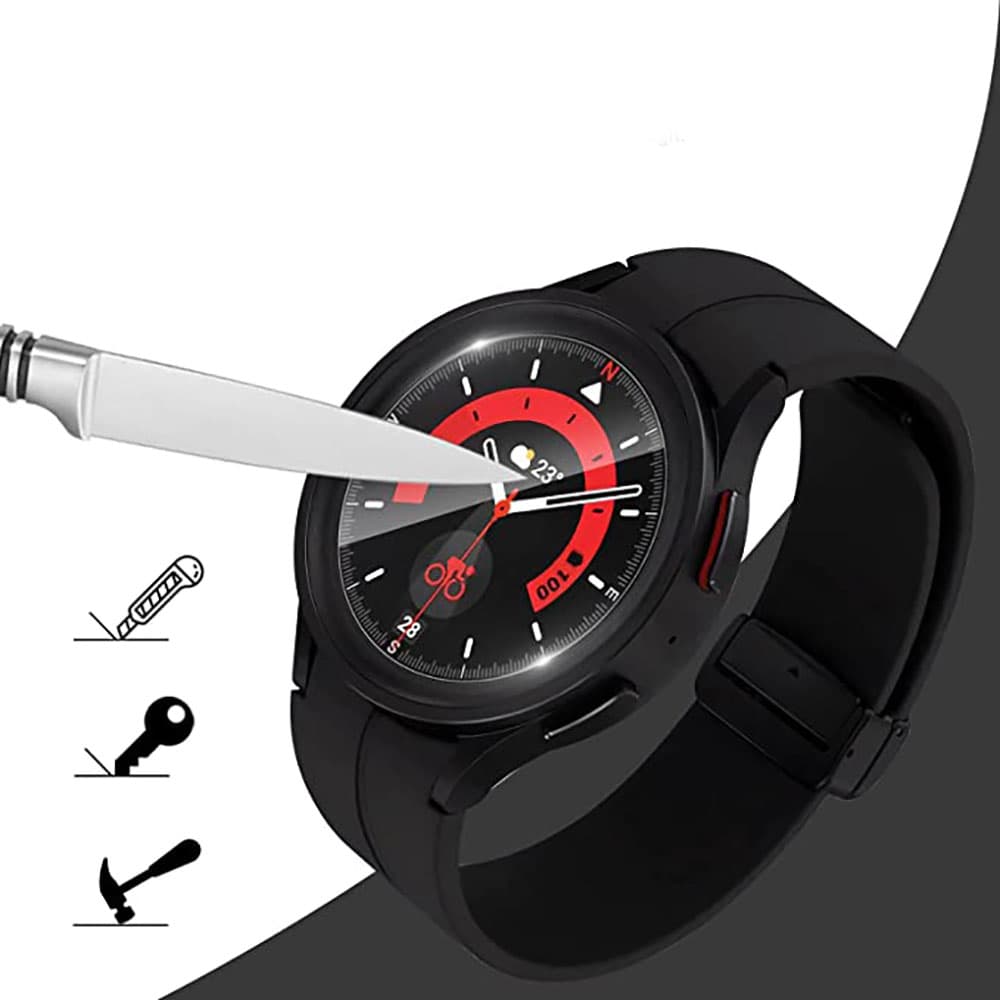 Kính cường lực Samsung Galaxy Watch 5 Pro full màn hình chính hãng Gor - 6