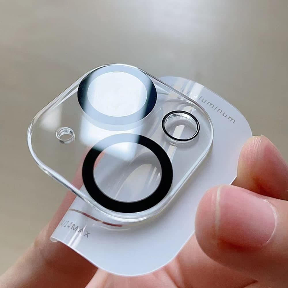 Dán camera Iphone 14 thấu kính nổi 3D - Cường lực camera Iphone 14 độ cứng 9H trong suốt - 2