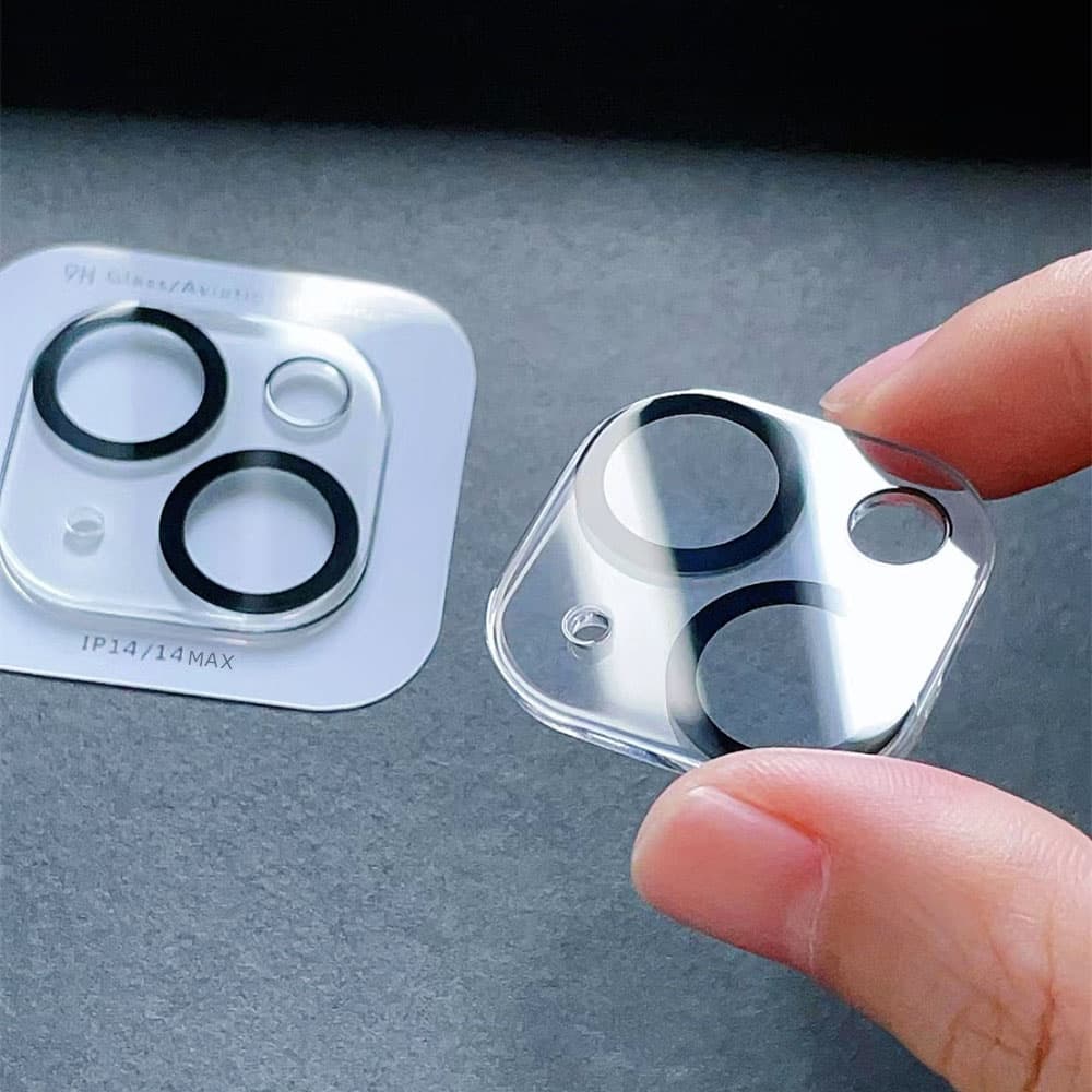 Dán camera Iphone 14 thấu kính nổi 3D - Cường lực camera Iphone 14 độ cứng 9H trong suốt - 6