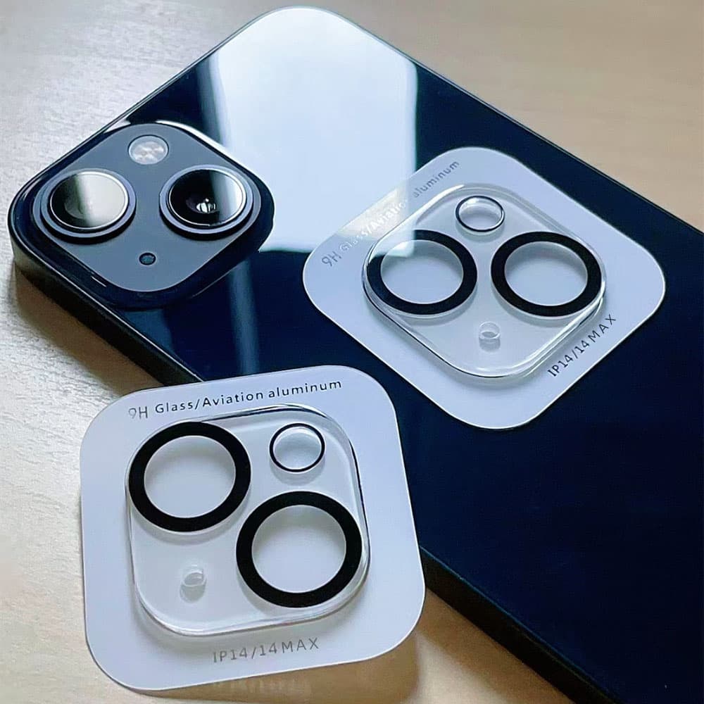 Dán camera Iphone 14 Plus thấu kính nổi 3D - Cường lực camera Iphone 14 Plus độ cứng 9H trong suốt - 4