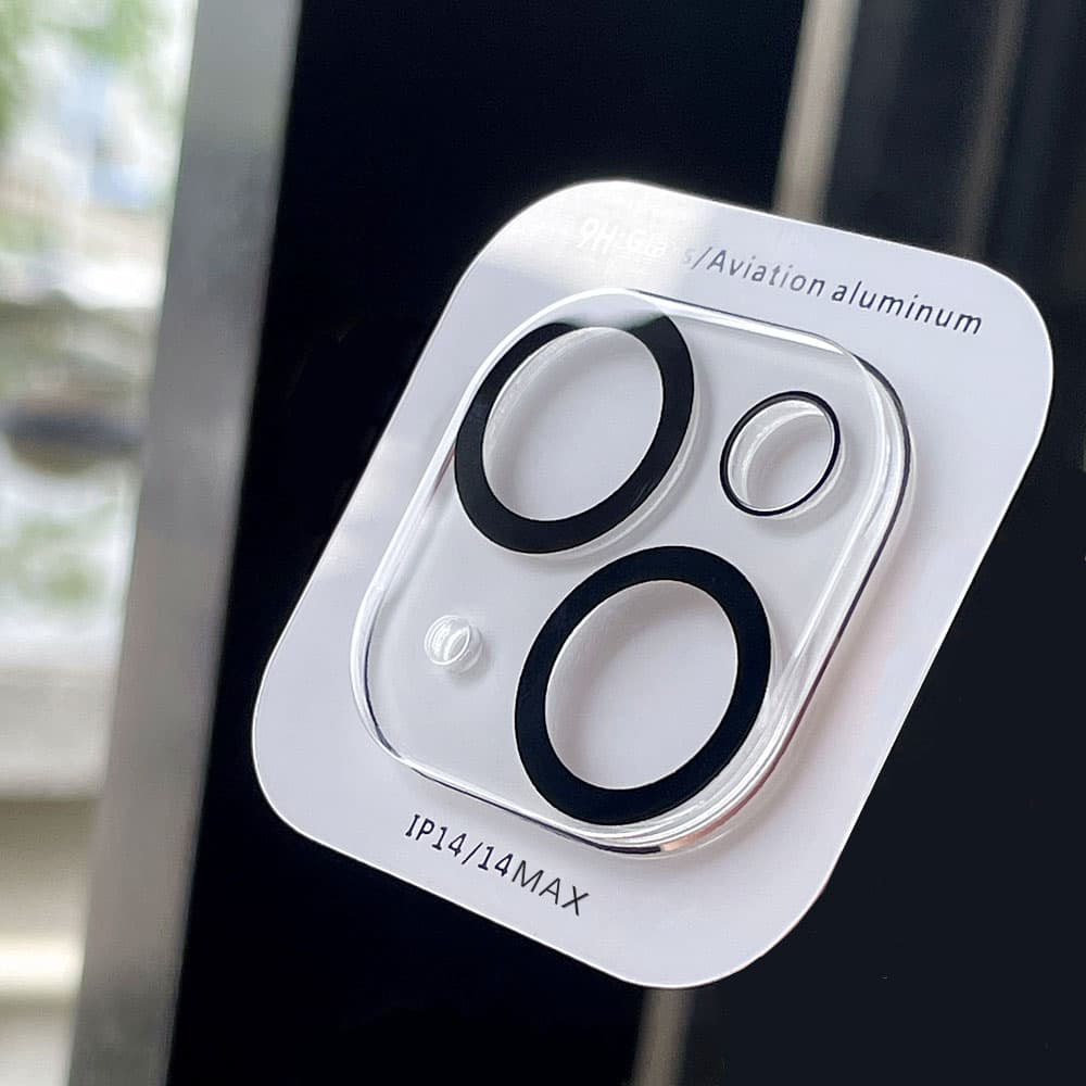 Dán camera Iphone 14 Plus thấu kính nổi 3D - Cường lực camera Iphone 14 Plus độ cứng 9H trong suốt - 2