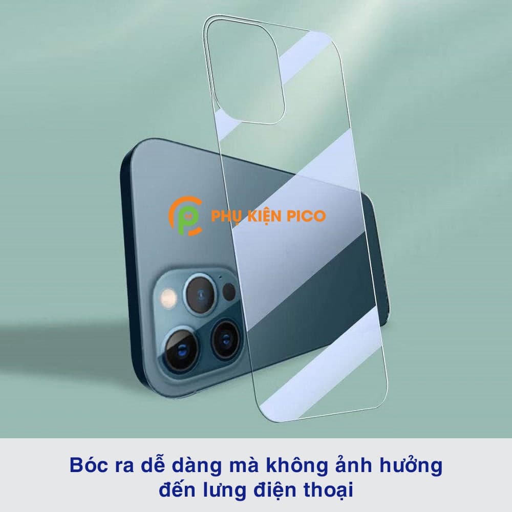 Kính cường lực lưng Iphone 14 Pro trong suốt full mặt lưng độ cứng 9H - 5