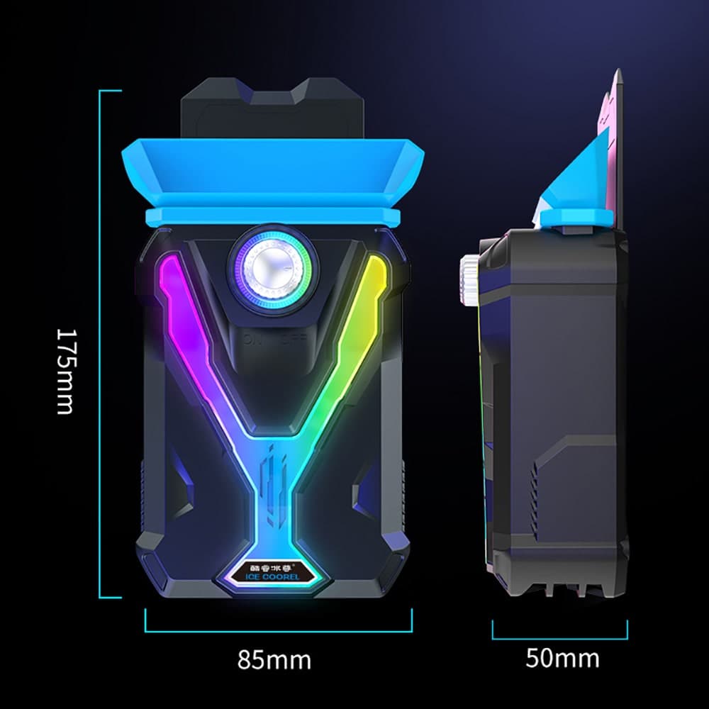 Quạt hút gió tản nhiệt laptop Cool Cooler - Quạt tản nhiệt máy tính xách tay Cooler Cold Ice Troll V6 Pro làm mát cực mạnh - 6